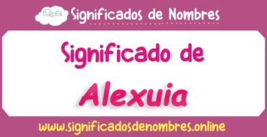 Significado de Alexuia