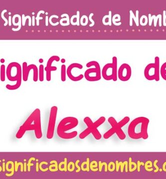 Significado de Alexxa