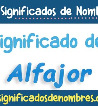 Significado de Alfajor