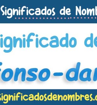 Significado de Alfonso Daniel