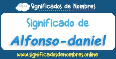 Significado de Alfonso Daniel
