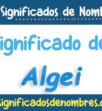 Significado de Algei