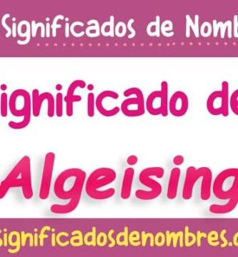 Significado de Algeising