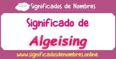 Significado de Algeising
