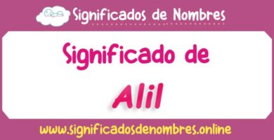 Significado de Alil