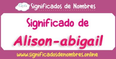 Significado de Alison Abigail