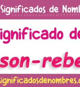 Significado de Alison Rebeca