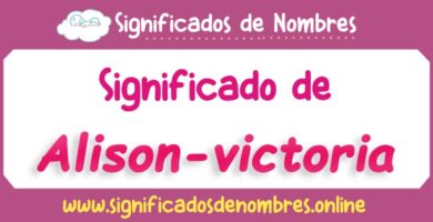 Significado de Alison Victoria