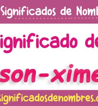 Significado de Alison Ximena