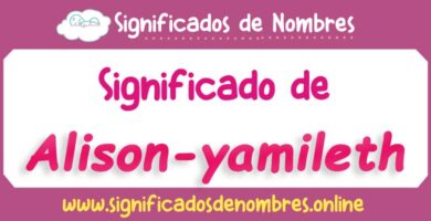 Significado de Alison Yamileth