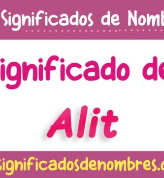 Significado de Alit