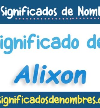 Significado de Alixon