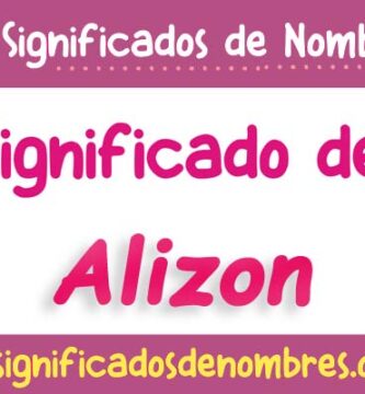 Significado de Alizon