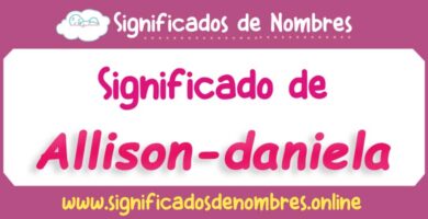 Significado de Allison Daniela