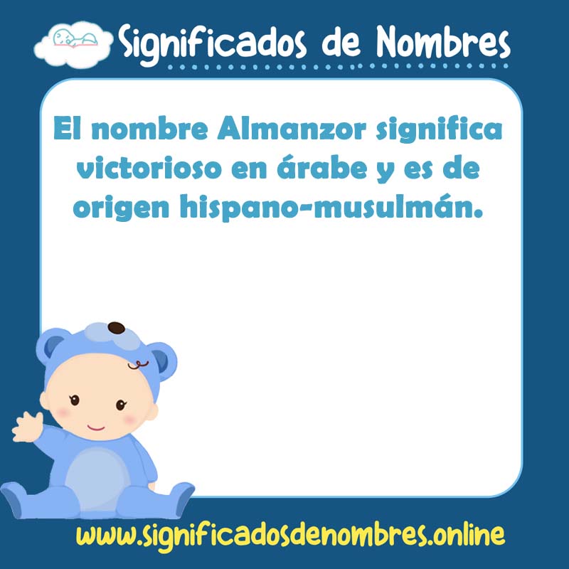 Significado y origen del nombre Almanzor