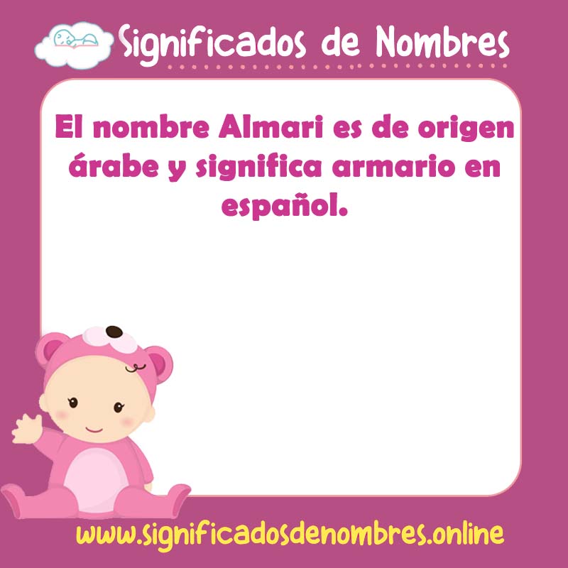 Significado y origen del nombre Almari