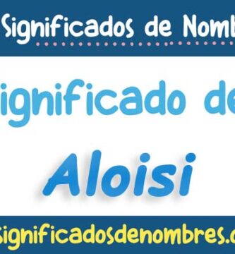 Significado de Aloisi