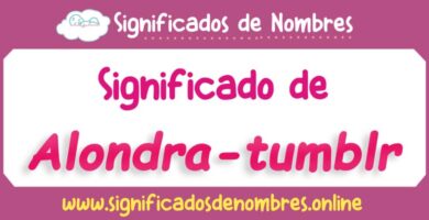 Significado de Alondra Tumblr