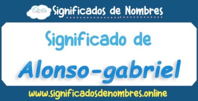 Significado de Alonso Gabriel