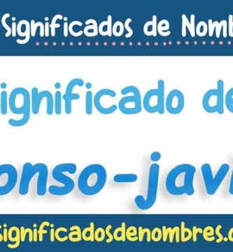 Significado de Alonso Javier