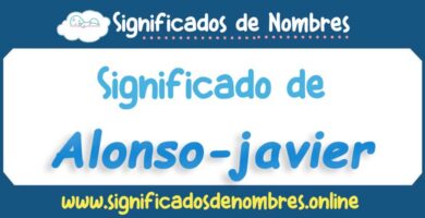 Significado de Alonso Javier