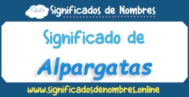 Significado de Alpargatas