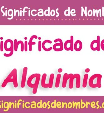 Significado de Alquimia