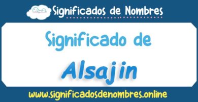 Significado de Alsajin
