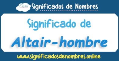 Significado de Altair Hombre