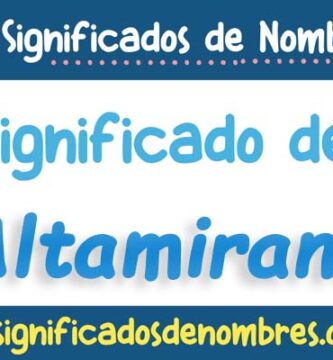 Significado de Altamirano