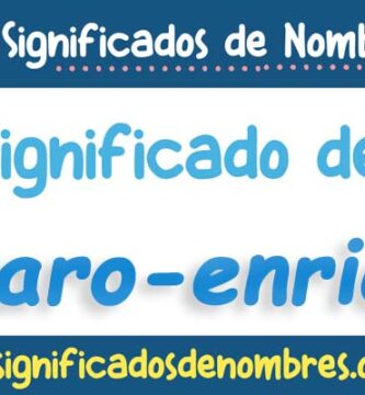 Significado de Alvaro Enrique
