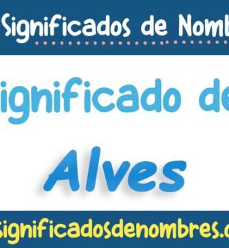 Significado de Alves