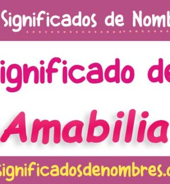 Significado de Amabilia