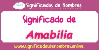 Significado de Amabilia