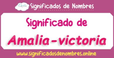 Significado de Amalia Victoria