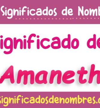 Significado de Amaneth