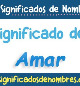 Significado de Amar
