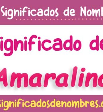 Significado de Amaralina