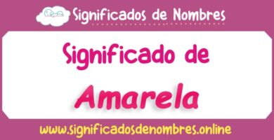 Significado de Amarela