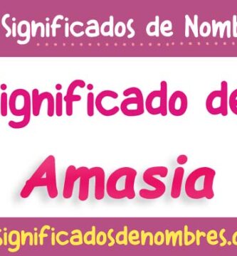 Significado de Amasia