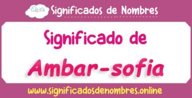 Significado de Ambar Sofia