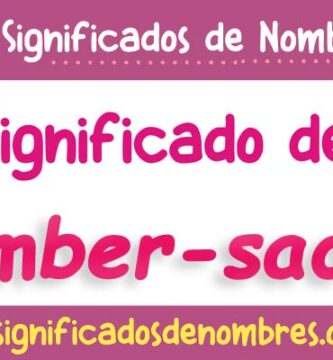 Significado de Amber Saori