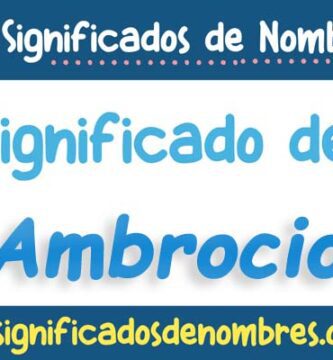 Significado de Ambrocio