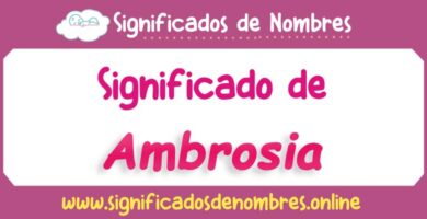 Significado de Ambrosia