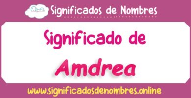 Significado de Amdrea