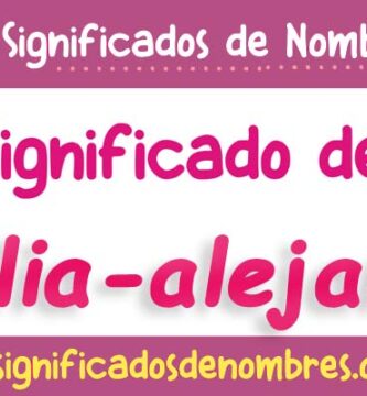 Significado de Amelia Alejandra