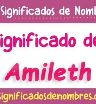 Significado de Amileth