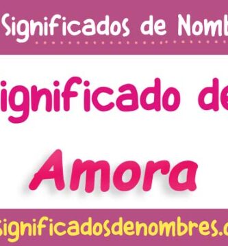 Significado de Amora