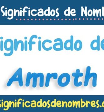Significado de Amroth