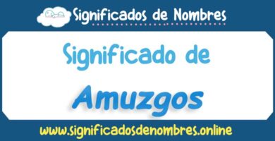Significado de Amuzgos